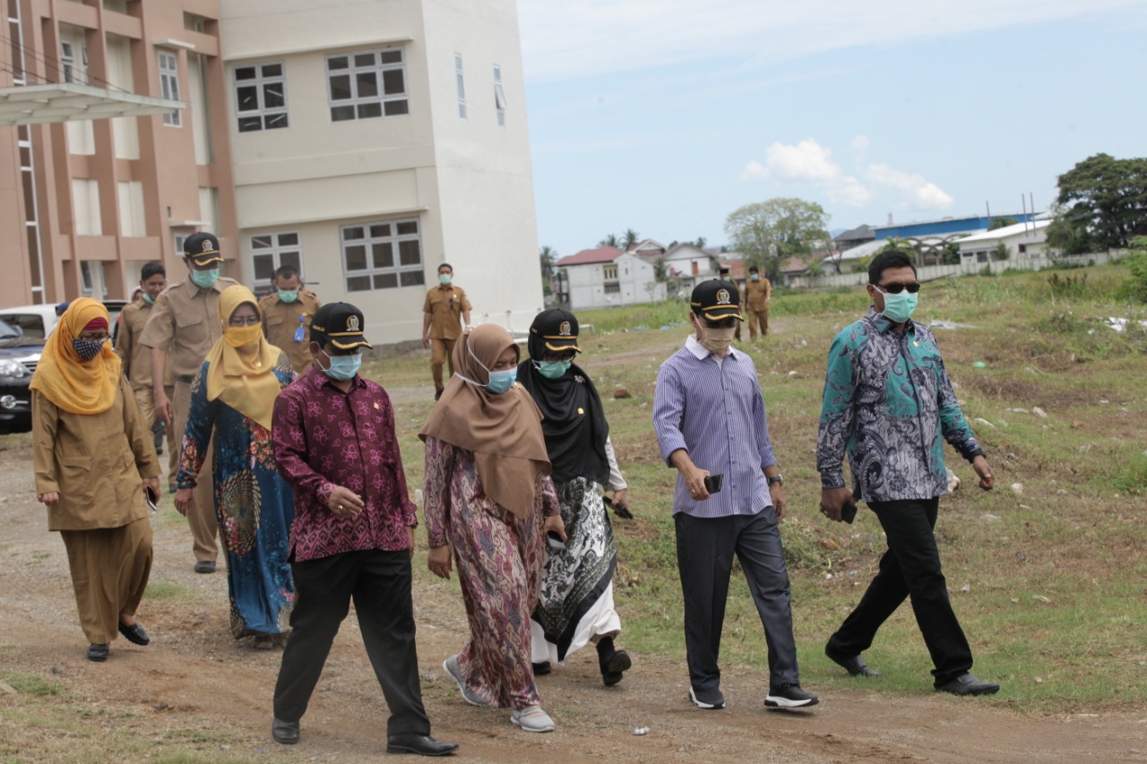DPRK Banda Aceh Pastikan Kesiapan Gedung RSU Meuraxa Untuk Penanganan Covid-19