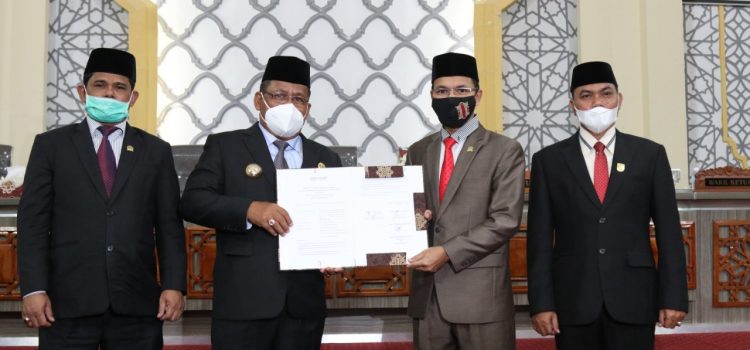 Seluruh Fraksi Terima R-APBK Banda Aceh 2021 Disahkan Menjadi Qanun