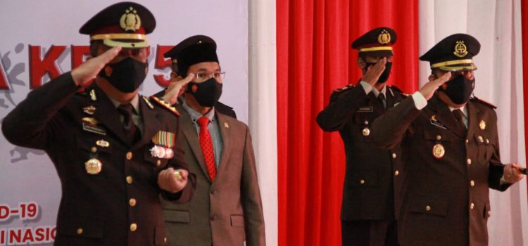 [FOTO]: Ketua DPRK Hadiri Apel Virtual Peringatan HUT Ke-75 Bhayangkara