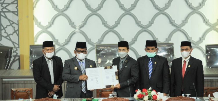 Dewan Tandatangani Nota Kesepakatan KUA-PPAS APBK Banda Aceh Tahun Anggaran 2022