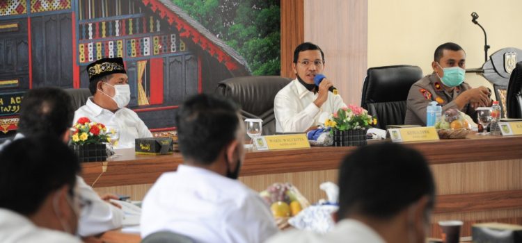 Pemko Banda Aceh Kembali Diminta Tingkatkan 3T untuk Menekan Covid-19