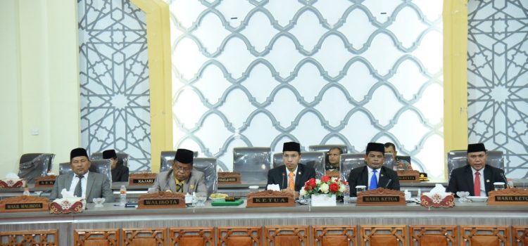 Seluruh Fraksi DPRK Terima Pertanggungjawaban Pelaksanaan APBK Banda Aceh Tahun Anggaran 2021