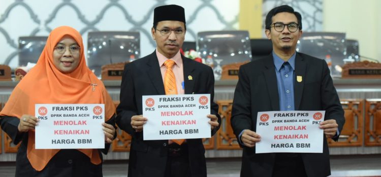 Fraksi PKS DPRK Banda Aceh Tolak Kenaikan Harga BBM