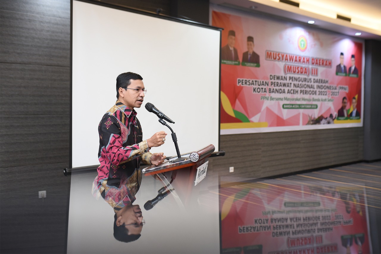 Ketua DPRK Buka Musda III PPNI Kota Banda Aceh