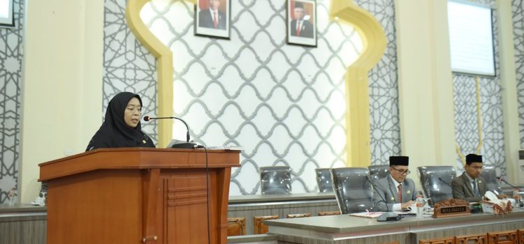 Ketua Banleg DPRK Banda Aceh Sampaikan Laporan Kerja Banleg Tahun 2022