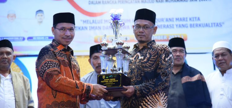 Gampong Lamdingin Juara Umum Festival Qur’ani III Se-Kuta Alam