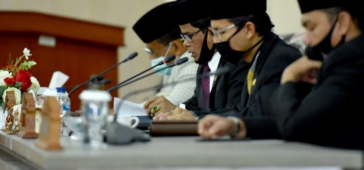 Fraksi Dewan Sampaikan Pandangan Umum terkait Raqan Usulan Wali Kota Banda Aceh