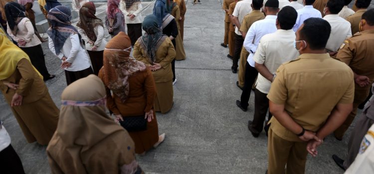 Pegawai Sekretariat DPRK Ikut Apel Hari Pertama Pascalibur Lebaran