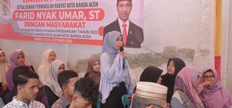 Ketua DPRK Minta Pemko Buka Ruang Berekspresi Bagi Pemuda Banda Aceh