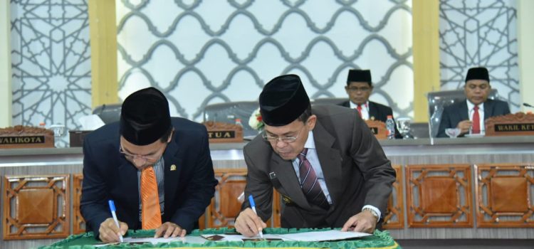 Dewan dan Pemko Banda Aceh Sepakati APBK Perubahan Tahun Anggaran 2023