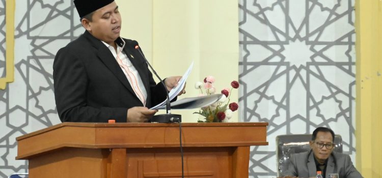 Pandangan Umum Fraksi PKS Terhadap Raqan RPJP Kota Banda Aceh 2025-2045