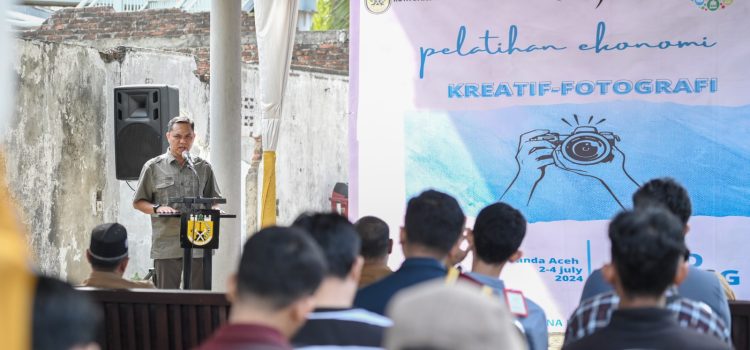 Wakil Ketua DPRK Banda Aceh Buka Pelatihan Ekonomi Kreatif Disbudpar