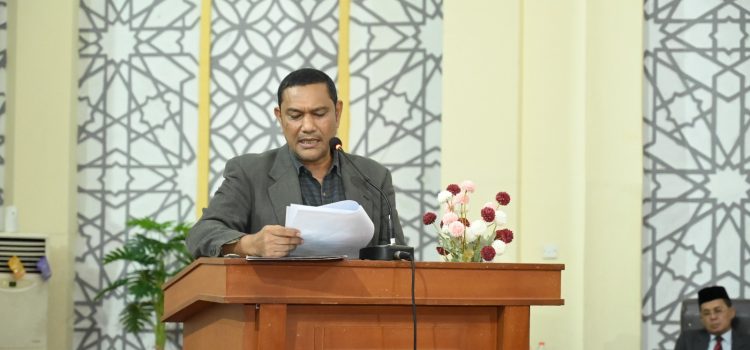 Pandangan Akhir Gerindra terhadap Raqan Perubahan APBK TA 2024