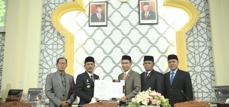 DPRK dan Pemko Banda Aceh Tandatangani Nota Kesepakatan KUA-PPAS APBK Tahun 2025