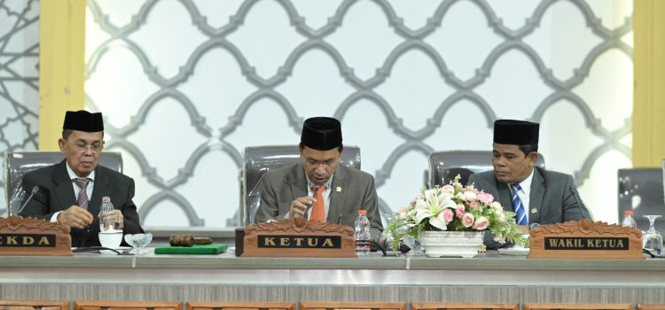 DPRK Gelar Paripurna Penyampaian Penjelasan dan Penyerahan RKUA PPAS Perubahan APBK Tahun 2024