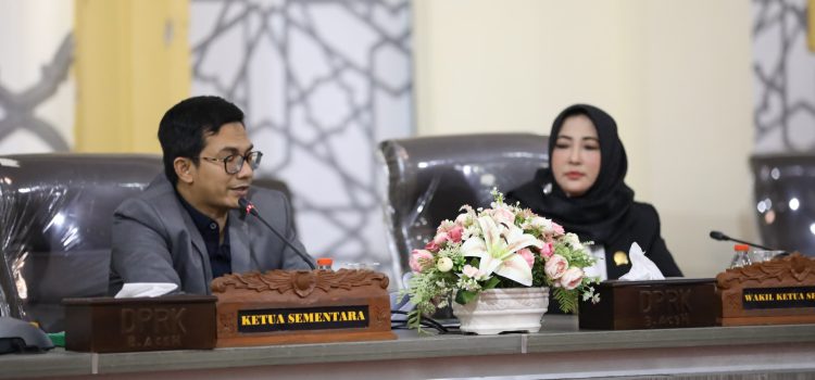 Dewan Banda Aceh Gelar Rapat Penetapan Fraksi-Fraksi Dewan 2024-2029