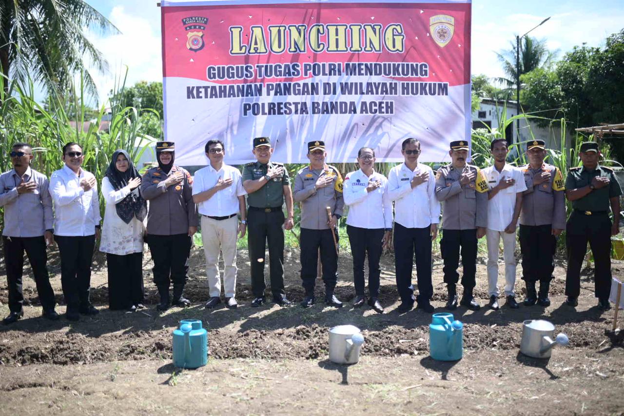 [FOTO] : Launching Gugus Tugas POLRI untuk Mendukung Ketahanan Pangan