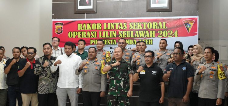 [FOTO] : Rapat Koordinasi Lintas Sektoral dalam Rangka Operasi Lilin Rencong 2024