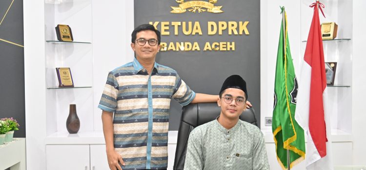 Raih Prestasi Tingkat Nasional, Irwansyah Undang M. Syaqi Dibran ke Kantor DPRK