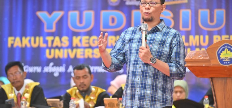 Galeri : Wakil Ketua II DPRK Banda Aceh Orasi ilmiah pada acara yudisium sarjana Fakultas Pendidikan di Universitas Serambi Mekah Banda Aceh Galeri : Wakil Ketua II DPRK Banda Aceh Orasi ilmiah pada acara yudisium sarjana Fakultas Pendidikan di Universitas Serambi Mekah Banda Aceh