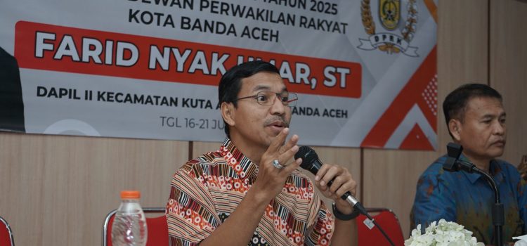 Galeri : Silaturrahmi Anggota Dewan Perwakilan Rakyat Kota Banda Aceh, Farid Nyak Umar