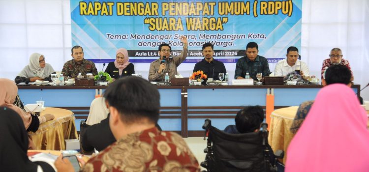 Gelar RDPU, Dewan Banda Aceh Tampung Aspirasi Warga