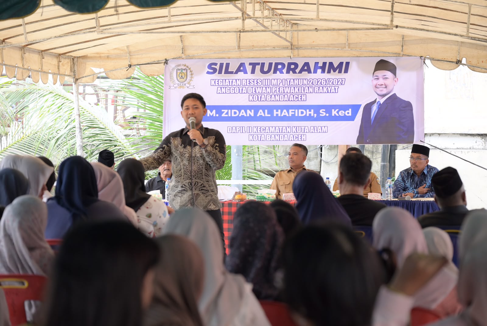 Reses di Peunayong, Zidan Al Hafidh Tampung Aspirasi Warga